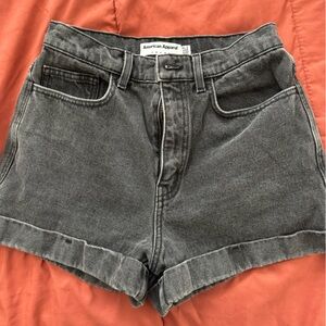 American Apparel Gray Denim Shorts